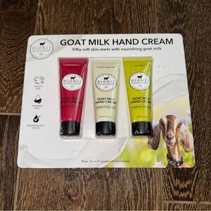 Dionis Goat Milk Hand Cream Trio - Red, Yellow, White